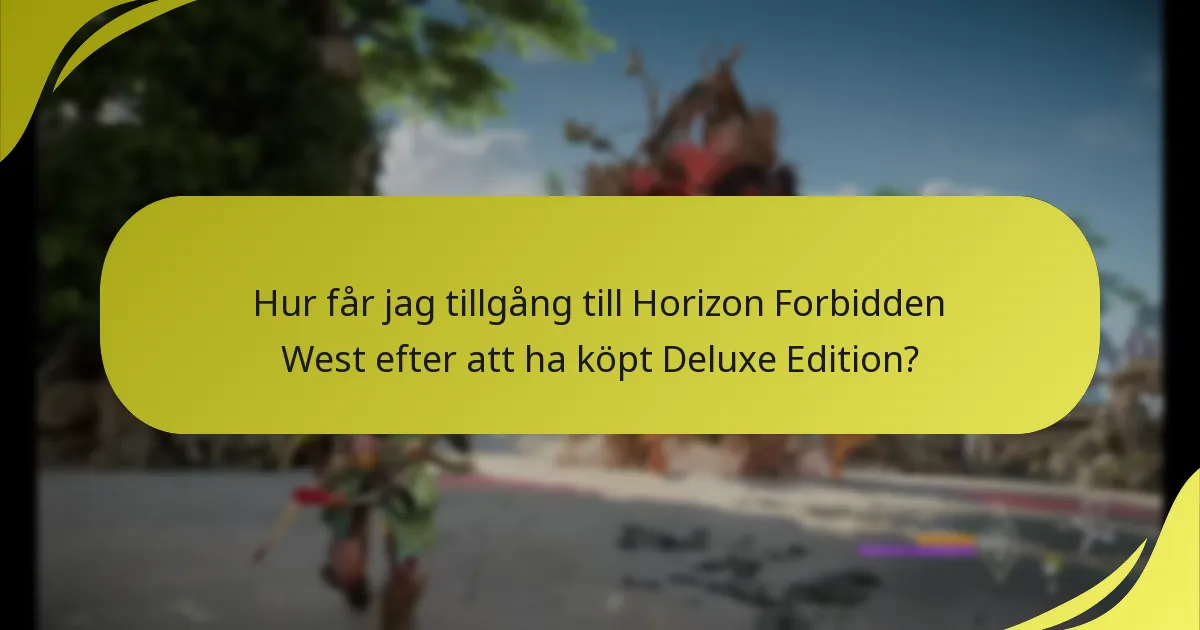 Hur hanterar jag mina kontoinställningar för Horizon Forbidden West?