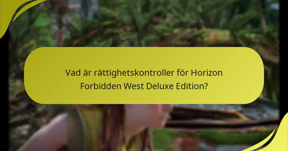 Hur jämför sig Deluxe Edition med andra utgåvor av Horizon Forbidden West?