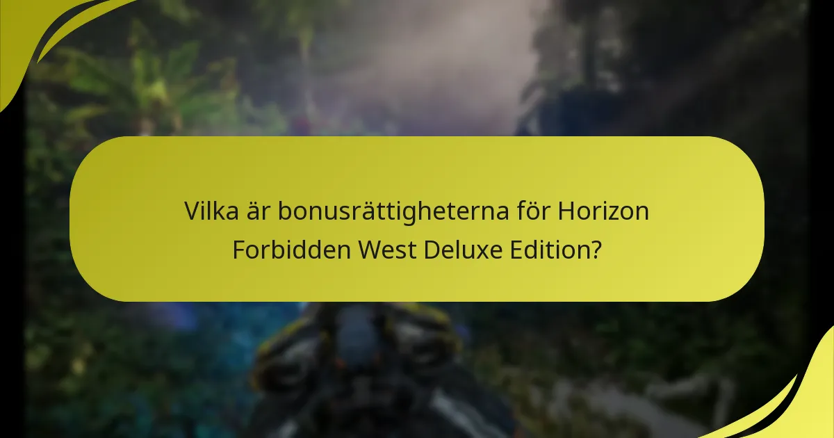 Vilka plattformar stöder bonusrättigheter för Horizon Forbidden West?